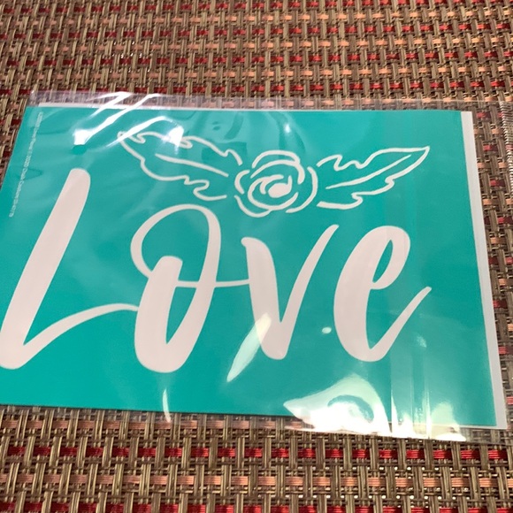 Chalk Couture Design Chalk Couture Love Floral Transfer Poshmark